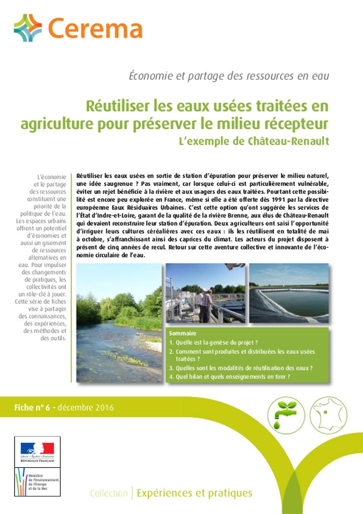 Dephy Economie et partage des ressources en eau. Série de fiches : Fiche n° 6 ...