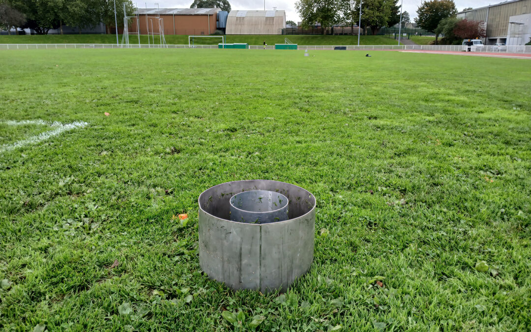 Expérimentation : comparaison de deux outils de décompactage sur la vitesse d’infiltration de l’eau sur terrain de sport en pelouse naturelle