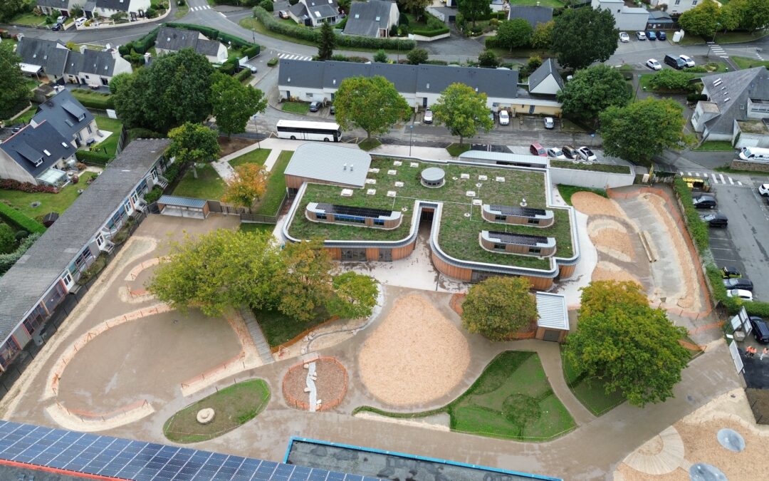Trégueux, une cour d&rsquo;école au naturel